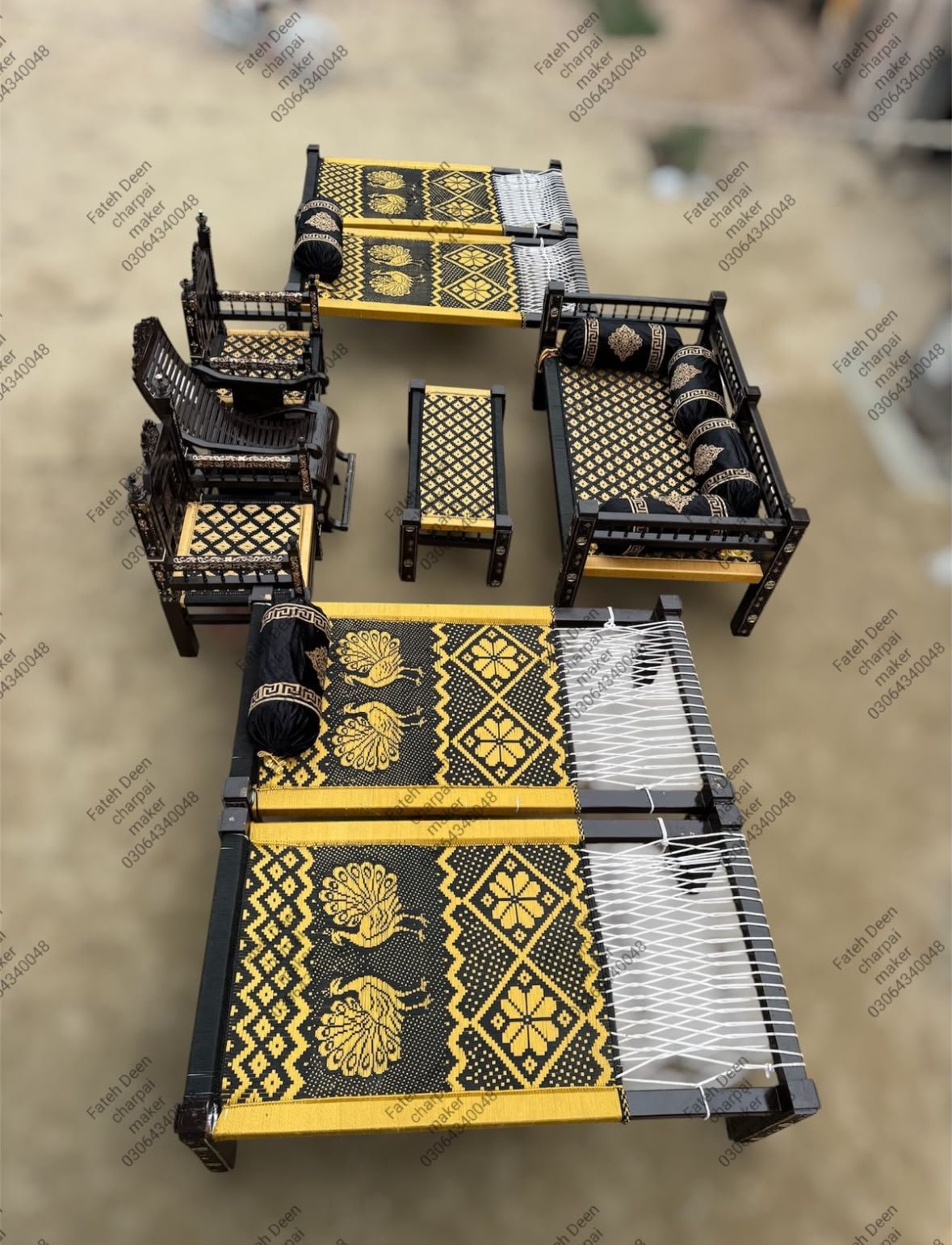 Traditional Pakistani Charpai Furniture