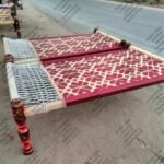 Bazari Embroidered Parachute Weave Charpai