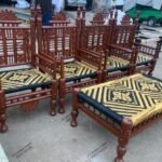 Sofa Set with Carving