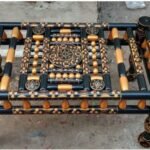 Black and Gold Fancy Table