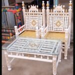 Woven Stool Set